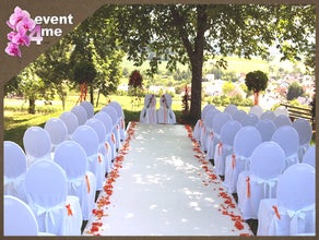 Hochzeitsteppich, Läufer in verschiedenen Größen und Farben, rot, weiß, blau, grün, schwarz, pink, usw.
