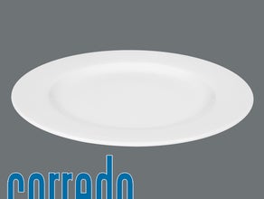 Menüteller, rund 26cm, Eventgeschirr inkl. Endreinigung