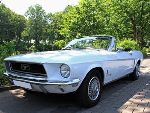 1968er Ford Mustang V8 Cabrio Hochzeitsfahrzeug