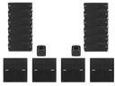 DVA Line Array Set FLY12T-4B-2L mieten – PA-Lautsprecher, Musikbox, Beschallungsanlage, Tonanlage