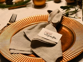 Platzteller - bronzefarben - exklusives Design - Hochzeit - Versand