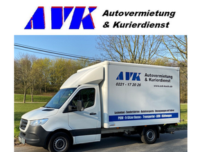 Transporter 3,5t mit Kofferaufbau und Hebebühne Führerschein Kl. 3/B