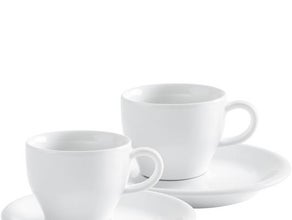 Kaffeetasse, Cappuccinotasse mit Unterteller 180ml inkl. Reinigung