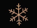 Leuchtende Eiskristalle - LED Schneeflocken - Licht Dekoration - beleuchtete Deko
