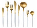 Goldenes Besteck mieten matt 1Teil 0,80 Verleih in 33647 Bielefeld mattes Besteck in Gold  weiß