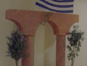 Griechischer Säulenbogen, Griechenland, Antik, Durchgang, Bogen