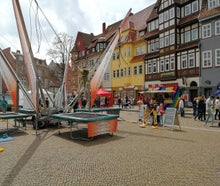 4er Bungee Trampolin, Bungeetrampolin, Bungee Springen, Trampolin