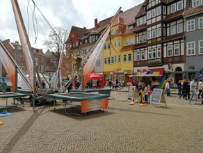 4er Bungee Trampolin, Bungeetrampolin, Bungee Springen, Trampolin