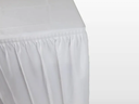 Skirting für Banketttische, weiß, 5,80 x 0,73m