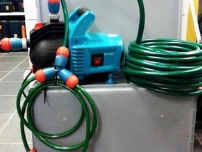 Wasserbettenpumpe mit dualen Befüll- und Entleerungsschläuchen
