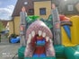Profi Hüpfburg Luftburg Springburg Dino World T-Rex mit Rutsche Jungentraum günstig leihen mieten in Mittelfranken Nürnberg Fürth Erlangen Ansbach Schwabach Lauf Zirndorf Roth - Galerie - Bild 3