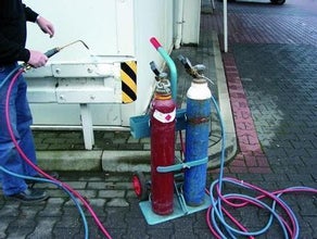 Schweißgerät, Autogen, fahrbar