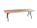 Banketttisch / Klapptisch 183x76 cm rechteckig (Holz oder Schwarz möglich)