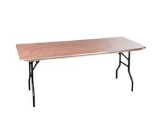 Banketttisch / Klapptisch 183x76 cm rechteckig (Holz oder Schwarz möglich)