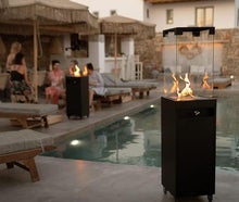 Terrassenheizer Gas Schwarz
