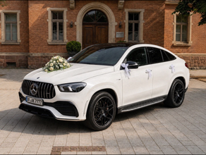 Mercedes-AMG GLE 53 Coupé Weiß mieten – Sportwagen & Hochzeitsauto
