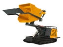 Dumper mit Selbstladeschaufel und Hochentleerung