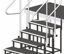 Modulare Treppe / Bühne, Höhe 60 cm / Bühnentreppe