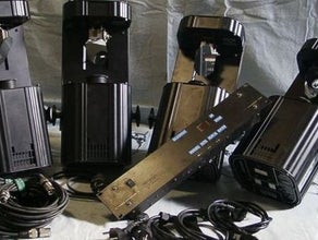 4er Set - Martin Roboscan 812 - inkl. Controller