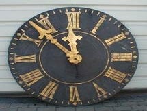 Ziffernblatt, Turmuhr, Uhr, Kirchuhr, Kirchturmuhr