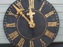 Ziffernblatt, Turmuhr, Uhr, Kirchuhr, Kirchturmuhr