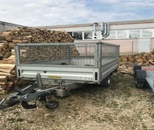 Heckkipper, 1-achs, Hochlader, Zul. Ges. Gewicht 1500 kg, mit Handpumpe