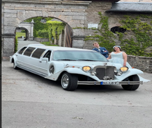 Excalibur-Stretchlimousine als Hochzeitsfahrzeug