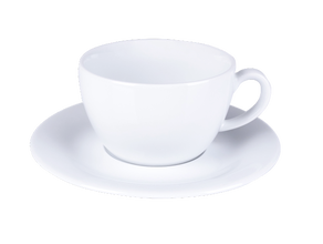 Cappuccino-/Kaffeeschalentasse mit Untertasse 0,25 l System Plus