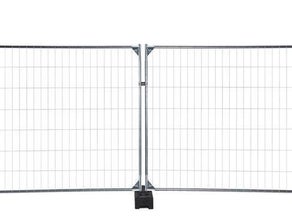 Bauzaun 3,5m lang und 2m hoch