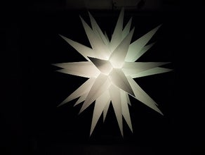 Sterne - mit LED Licht
