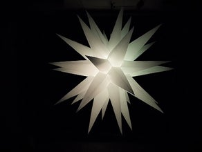 Sterne - mit LED Licht