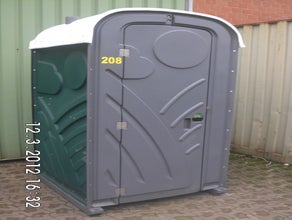 Toilettenkabine für Veranstaltungen oder Baustelle