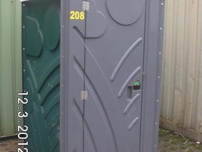 Toilettenkabine für Veranstaltungen oder Baustelle