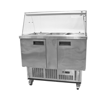 Kühltheke mit Glasfront mieten – Bartheke, Mobile Bar, Ausschanktheke, Eventtheke