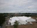 Festzelt 25m x 60m weiß mit 50% Sprossenfenster