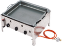 Edelstahlgasbräter / Gastrobräter / Gasbräter / Gasgrill 3-flammig