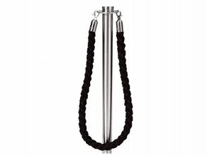 Absperrkordel (silber/schwarz)
