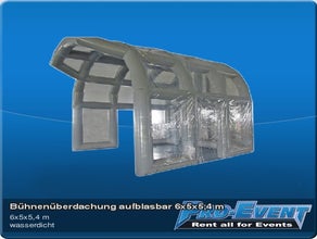 Bühnenüberdachung aufblasbar 6 x 5 x 5,4 m