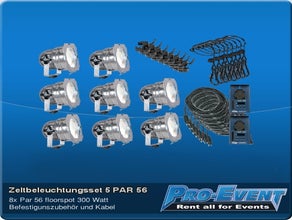 Zeltbeleuchtungsset 5 PAR 56