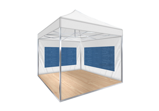 Faltzelt 3x3 (stabile Ausfhrung) - www.mietedeinezelte.de
