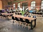 Diningtisch im Industrialstyle, Stuhl Keeve schwarz, Holzbohlentisch im Vintagestyle, Designerstuhl - Galerie - Bild 3