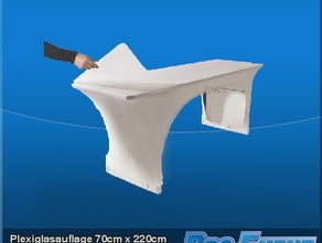 Plexiglasauflage 70cm x 220cm