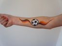 Fussball Fan-Schminken
