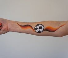 Fussball Fan-Schminken