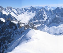 Schneelandschaft Kulisse, Schnee, Berge, Alpen