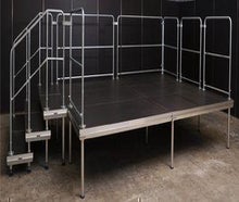 Bühne 4x3 m Nivtec-System mit Geländern