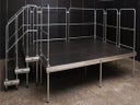Bühne 4x3 m Nivtec-System mit Geländern