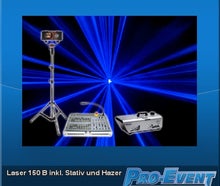 Laser 150 B inkl, Stativ und Hazer