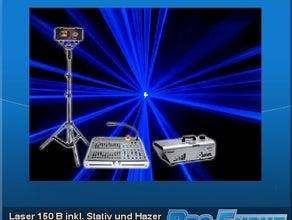 Laser 150 B inkl, Stativ und Hazer