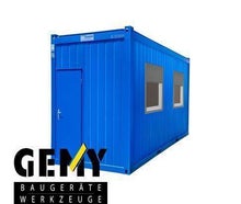 Bürocontainer 20' mit/ohne Einrichtung